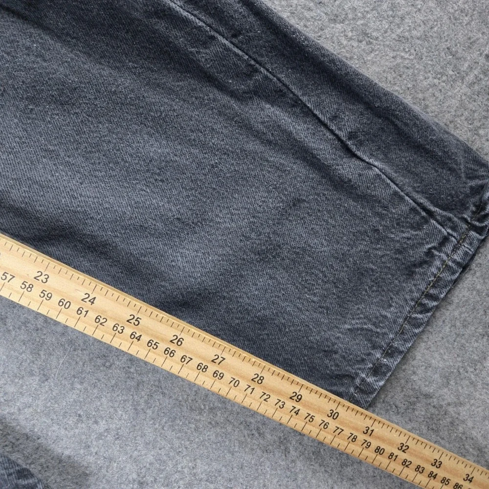 Vtg 80s Levis 501 Jeans Mens 31x32 (Fits 30x31) Black Button Fly Denim Made USA